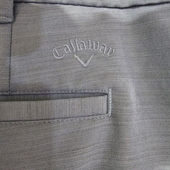 Callaway Opti Dri Stretch Golf Shorts Blue Peacoat Heather Size 40 - Picture 7 of 8